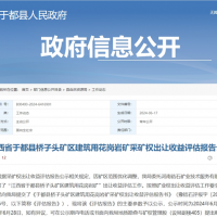 評估1.4元/噸！江西又有儲量超億噸砂石大礦出讓